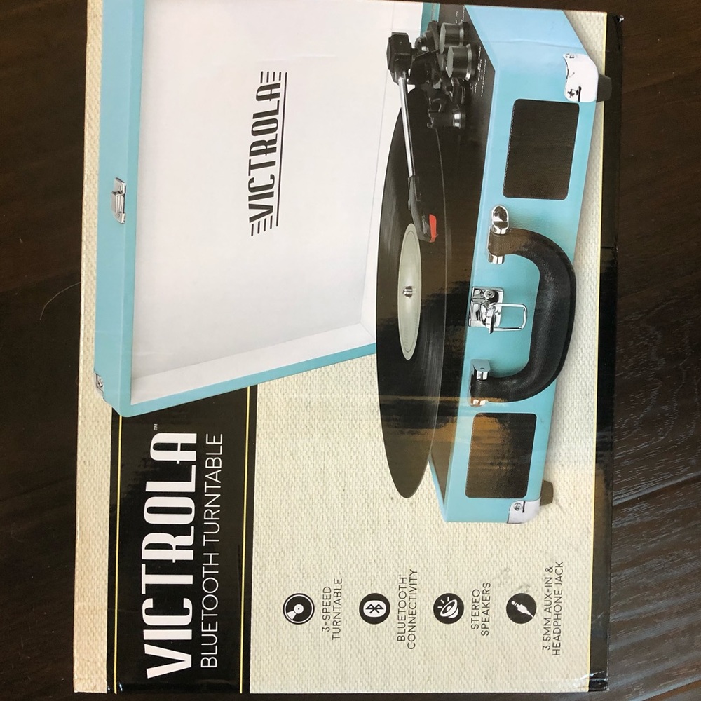 Victrola record player NWT